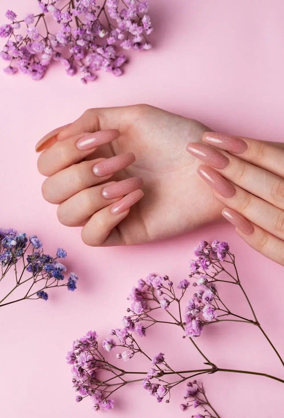 Elegant pink manicure with flowers for spring 2026 01 07 06 35 34 utc